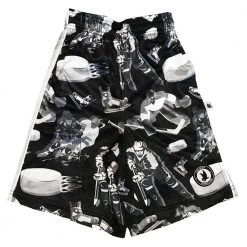 Flow Society Slap Shot Attack Shorts - Youth -Franklin Sales Shop flow society slap shot attack shorts youth silver black