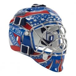 Franklin NHL Team Mini Goalie Mask -Franklin Sales Shop franklin nhl team mini goalie mask new york rangers