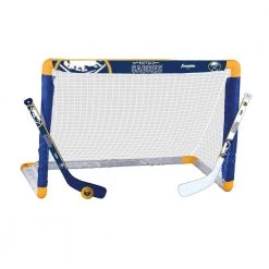 Franklin NHL Team Mini Hockey Goal Set - Buffalo Sabres
