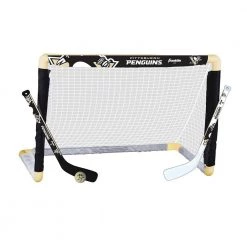 Franklin NHL Team Mini Hockey Goal Set - Pittsburgh Penguins