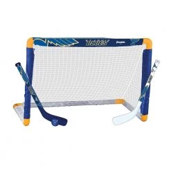 Franklin NHL Team Mini Hockey Goal Set - St. Louis Blues