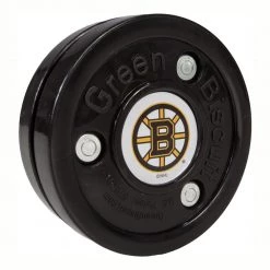 Green Biscuit NHL Team Logo Puck -Franklin Sales Shop green biscuit nhl team logo puck boston bruins black boston bruins black
