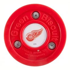 Green Biscuit NHL Team Logo Puck -Franklin Sales Shop green biscuit nhl team logo puck detroit red wings