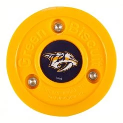 Green Biscuit NHL Team Logo Puck -Franklin Sales Shop green biscuit nhl team logo puck nashville predators