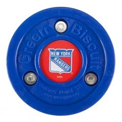 Green Biscuit NHL Team Logo Puck