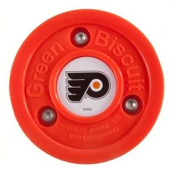 Green Biscuit NHL Team Logo Puck -Franklin Sales Shop green biscuit nhl team logo puck philadelphia flyers
