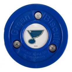 Green Biscuit NHL Team Logo Puck -Franklin Sales Shop green biscuit nhl team logo puck st louis blues st louis blues