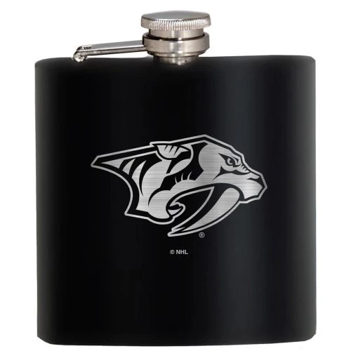 Nashville Predators Stainless Steel Flask -Franklin Sales Shop nashville predators stainless steel flask nashville predators